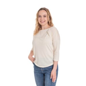Dámske merino tričko s trojštvrťovým rukávom rôzne farby
