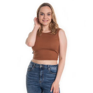 Dámsky obojstranný crop top