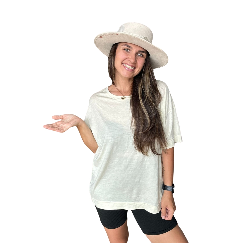 Oversize crop tričko